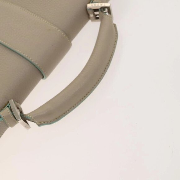 LOEWE Business Bag Leather Beige Auth bs26276 - Picture 7 of 16